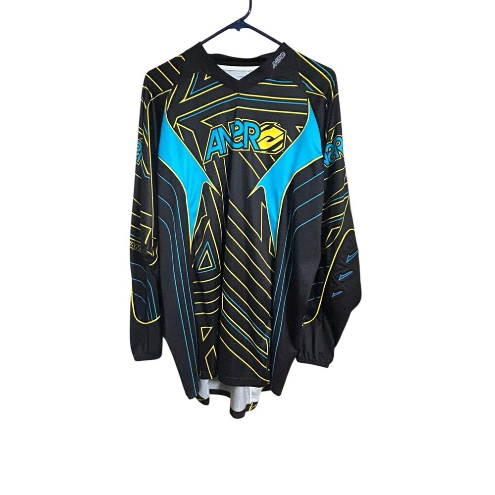 Answer Racing Motocross Jersey Mens Black Green Long Sleeve XL